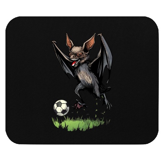 Fledermaus Bat Fußball Soccer Ball Bats Mouse Pads