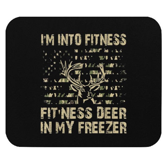 I'm Into Fitness Fit'ness Deer Mouse Pads