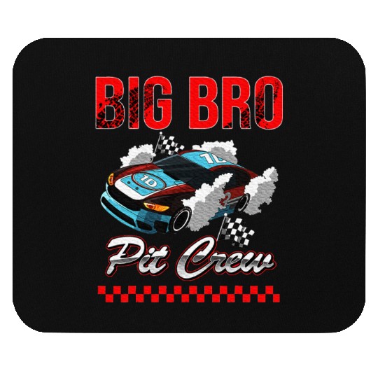 Race Car Birthday Party Racing Family Big Brother Mouse Pads