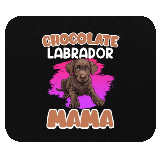 Labrador Retriever CHOCOLATE LAB MOM Labrador Mouse Pads