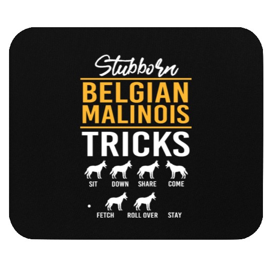 Funny Belgian Malinois Dog Training Mouse Pads