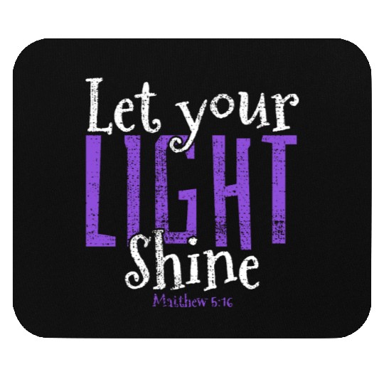 Faith Over Fear Inspirational Christian Design Mouse Pads