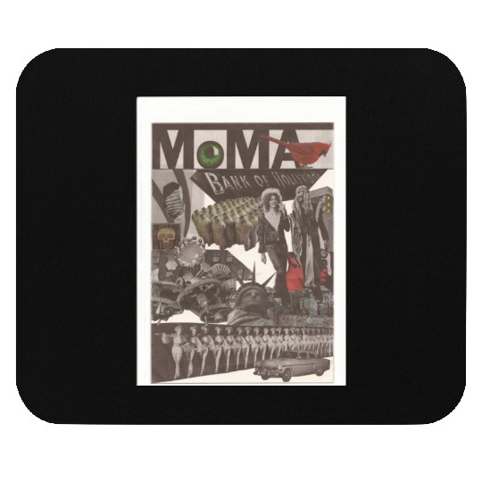 moma bank of hollywood copy Mouse Pads