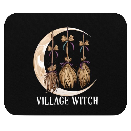 Village Witch Gothic Occult Wicca Pagan Nature Mouse Pads