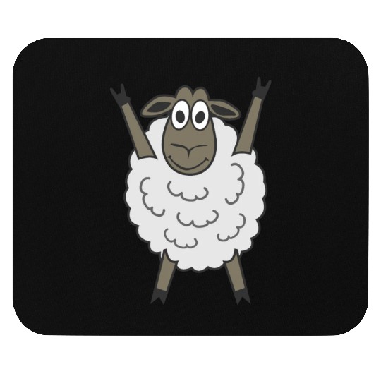 Sheep Funny Shepherd Farmer Mouse Pads