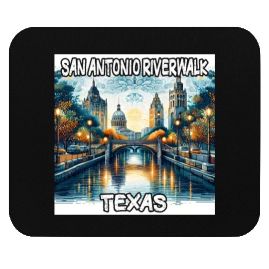 San Antonio Riverwalk Mouse Pads