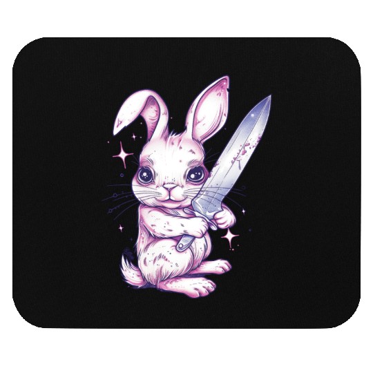 Blade Bunny Mouse Pads