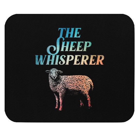 Sheep Art For Lamb Farmer Animal Sheep Lover Mouse Pads