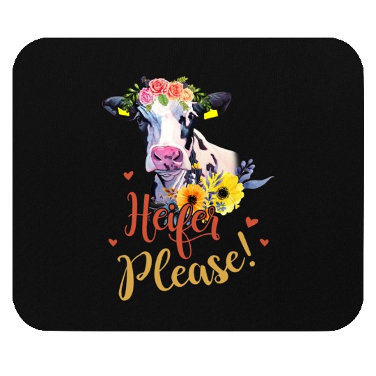 Salty A Heifer Please Funny Farmer Cow Lovers Mouse Pads