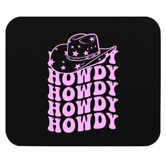 Western Country Texas Cowboy Hat Mouse Pads