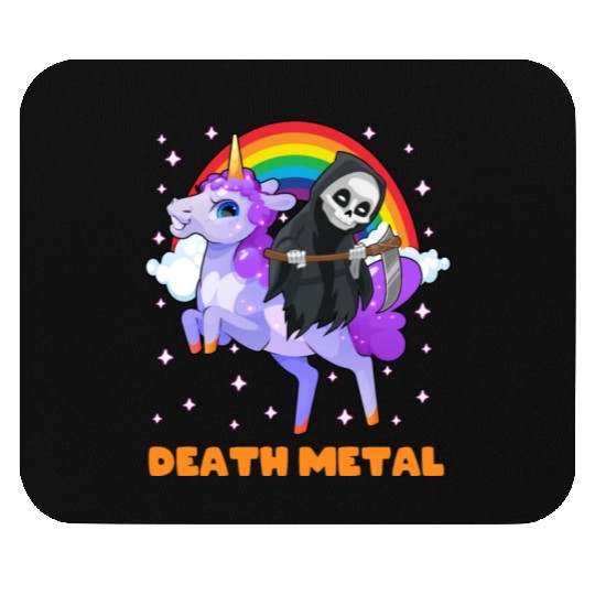 Goth Rock Satan Unicorn Festivals Death Metal Mouse Pads