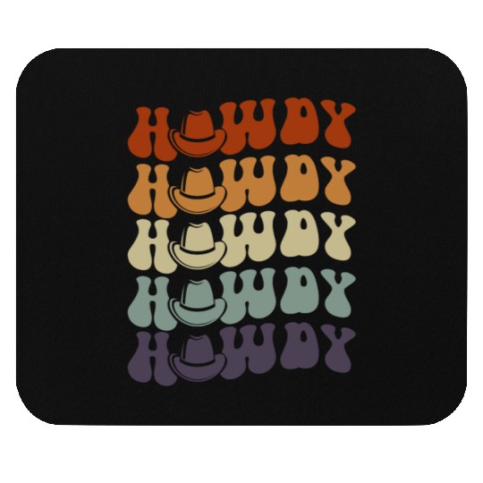 Western Country Texas Cowboy Hat Mouse Pads