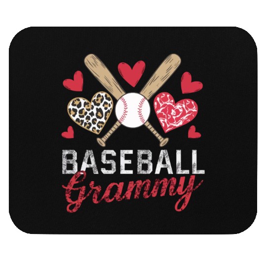 Baseball Grandma Grandmother Grandparents Day Mouse Pads