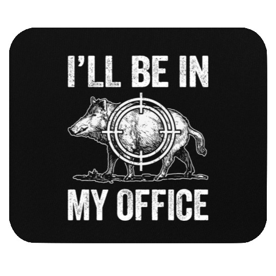 Boar Hunting Funny Wild Hog Hunter Mouse Pads