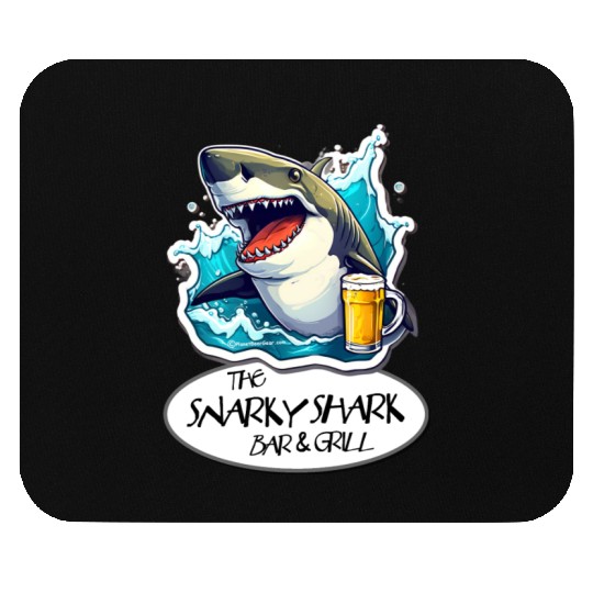 The Snarky Shark Bar & Grill Mouse Pads