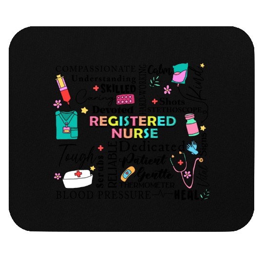 Registered Nurse Mouse Pads