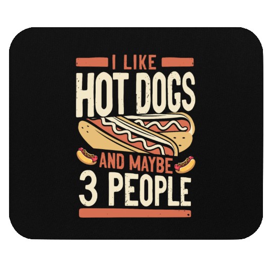 Hot Dog Adult I Like Hot Dogs And Mouse Pads