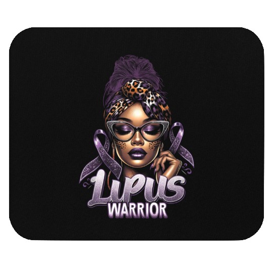 Warrior Leopard Support Awareness Fashion Mouse Pads