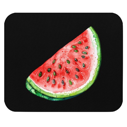 Watermelon Clipart - Fresh Summer Fruit Designs, Mouse Pads