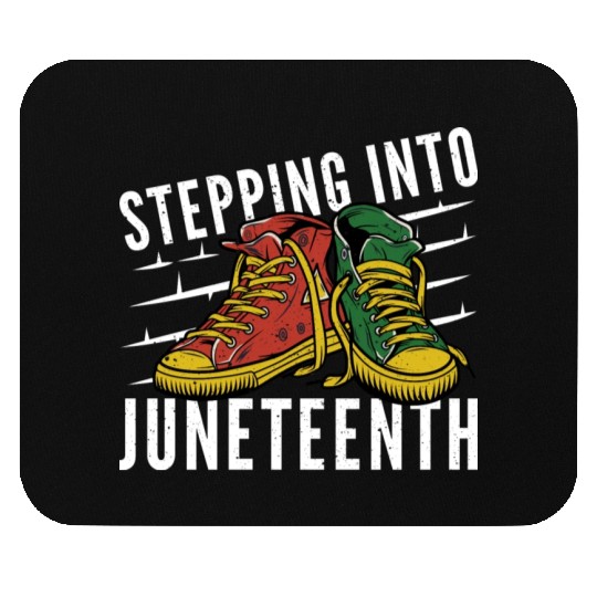 Stepping Into Juneteenth 2024 Afro American Mouse Pads