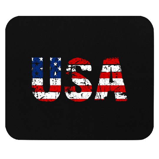 USA Patriotic American Flag Mouse Pads