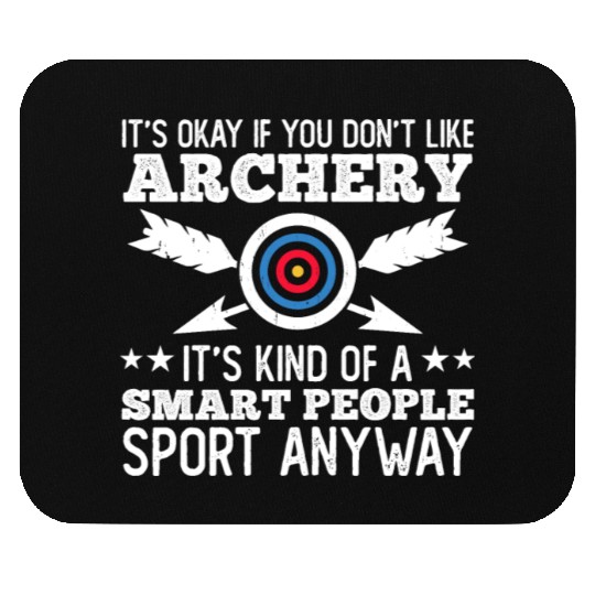 Archery Precision Design - Bow and Arrow Target Ar Mouse Pads
