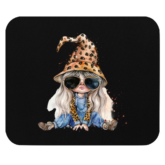 Leopard Print Gnome Clipart Images, Girly Mouse Pads