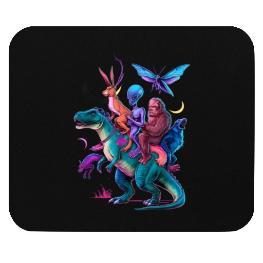 Cryptozoology Cryptid Bigfoot Jackalope Mothman Mouse Pads