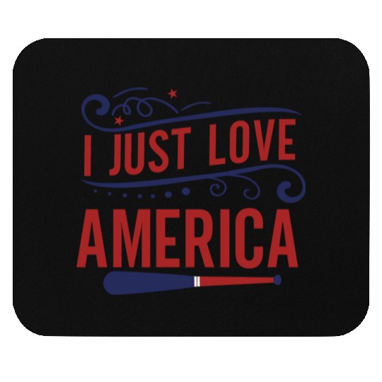 I Just Love America Mouse Pads