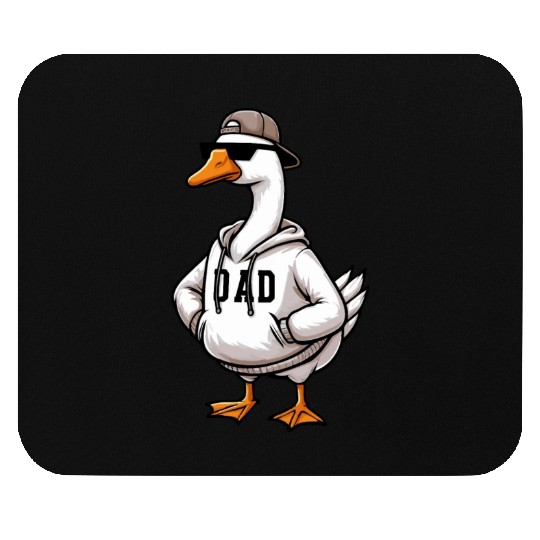 Duck Dad Mouse Pads