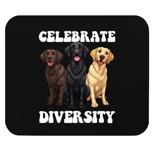 Labrador Dogs CELEBRATE DIVERSITY Retriever Mouse Pads