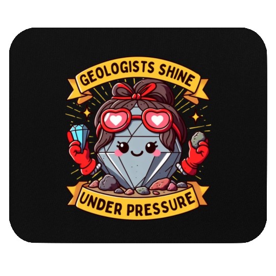 Rock-Solid Resilience: Geologists Under Pressure Mouse Pads