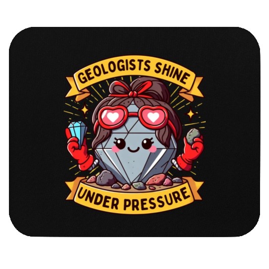 Rock-Solid Resilience: Geologists Under Pressure Mouse Pads