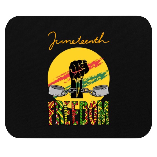 JUNETEENTH FREEDOM APPAREL Mouse Pads