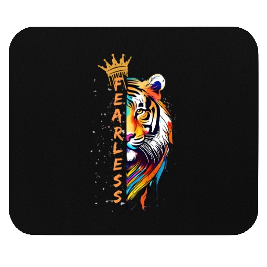 FEARLESS LIKE TIGER Mouse Pads