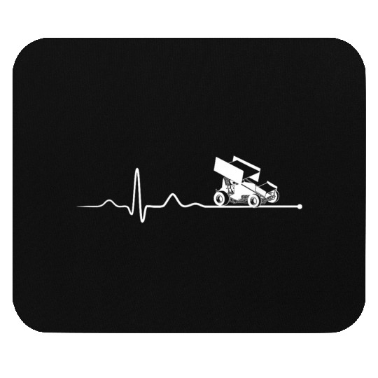 SPRINT CAR RACING Heartbeat Mouse Pads