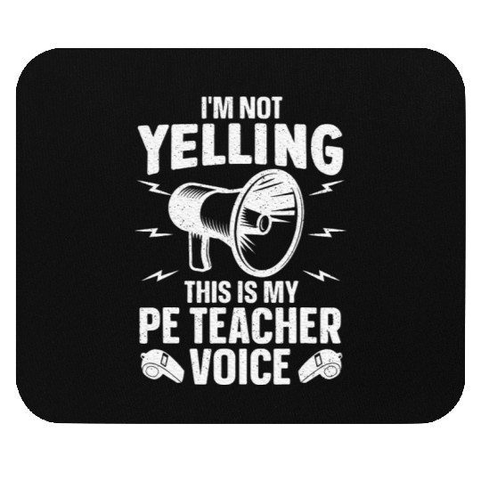 Cool PE Teacher Art Physical Education Teacher Mouse Pads