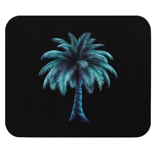 Vaporwave tree Mouse Pads