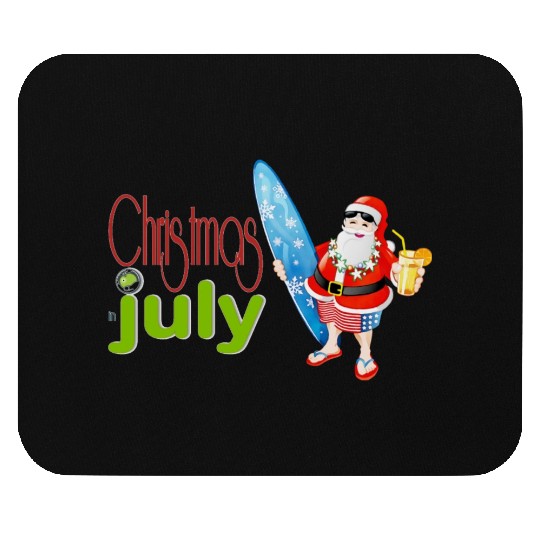 christmas in july Mouse Pads