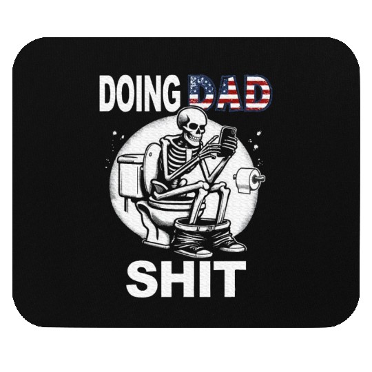 Doing Hot Dad Shit US Vintage Skeleton Mouse Pads