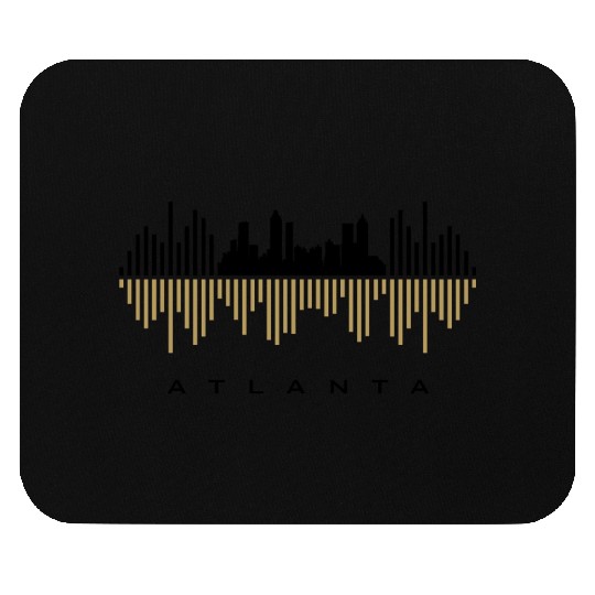Atlanta City Sound Waves Mouse Pads
