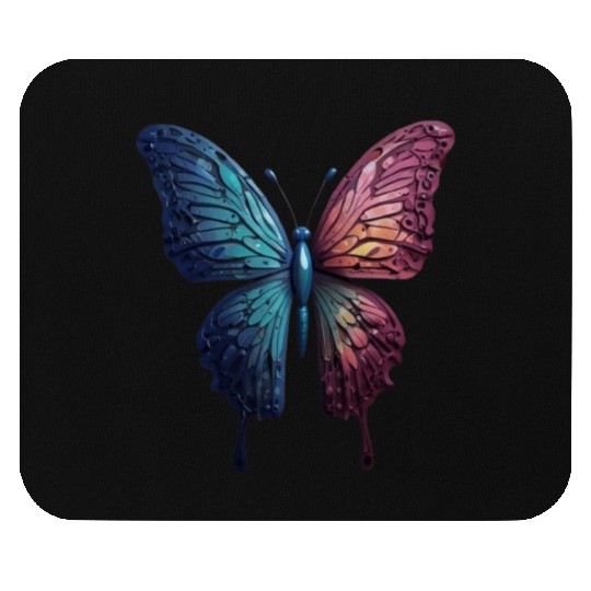 Butterfly Wing Art Mouse Pads