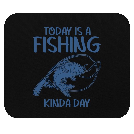 Anlger Fish Fishing Rod Fisherman Mouse Pads