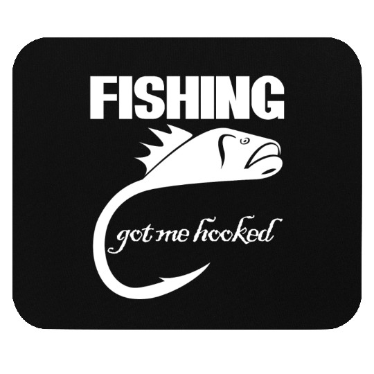 Anlger Fish Fishing Rod Fisherman Mouse Pads