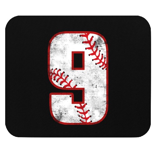 "Vintage 9: Classic Baseball Mouse Pads"