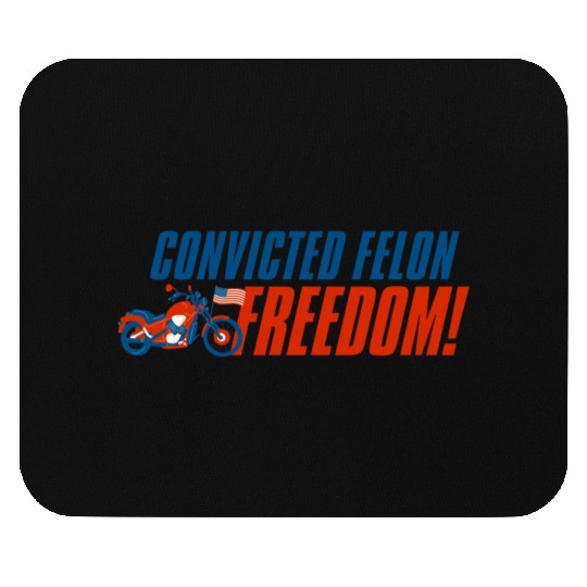 I'm Voting For a Convicted Felon in 2024 Women Mouse Pads