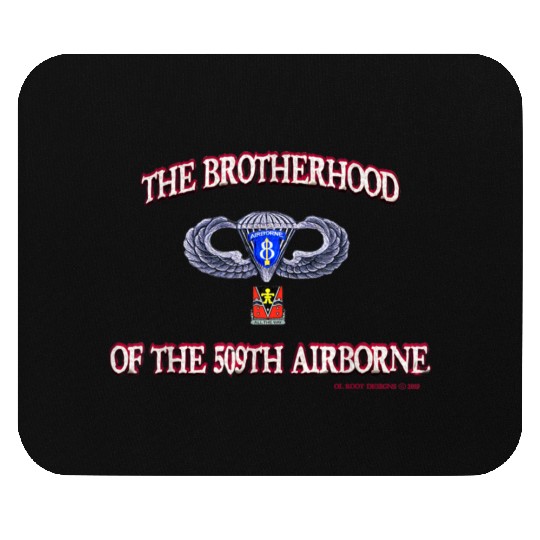 Ol Koot Designs BROTHERHOOD AIRBORNE Mouse Pads