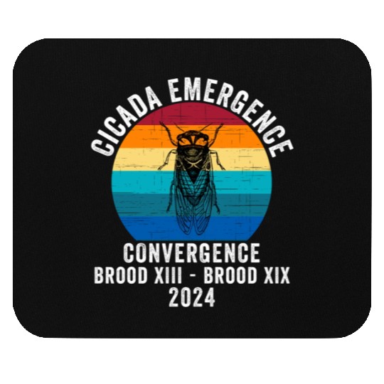 Cicada Emergence Convergence Brood XIII Brood XIX Mouse Pads