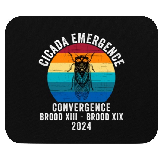 Cicada Emergence Convergence Brood XIII Brood XIX Mouse Pads