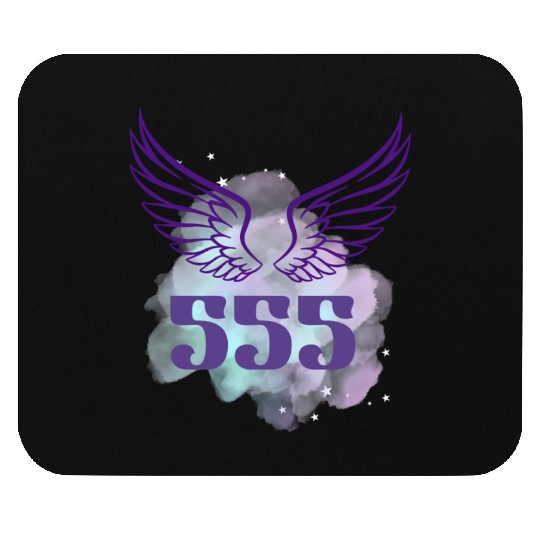 Angel number 555 design Mouse Pads